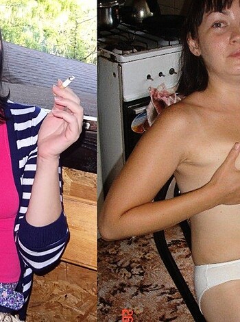 "You'll never guess what this naked chick is covering up! Her snatch!"