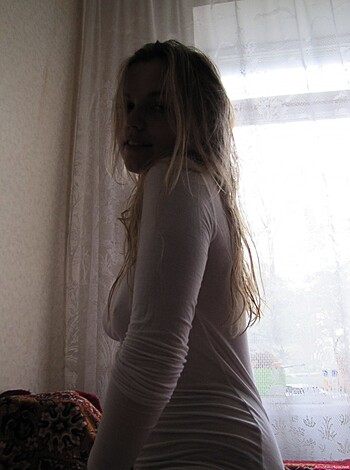 "Here's a fuckin' pic of some bitch in a see-thru bra."