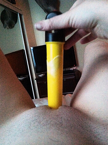 "Take a fucking look at this shit: A dick with a goddamn vibrator stuck in its ass."
