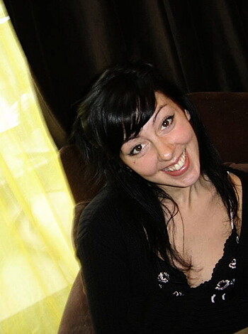"Cunt sits on sofa with dyed nigger hair, grinning like a retarded fucking idiot."