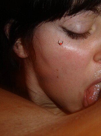 "Here's an image of some hot babe with her pussy up in the air, literally eating a guy's dick like it's going out of style, from a cocksucking position that I'm sure you'll appreciate."