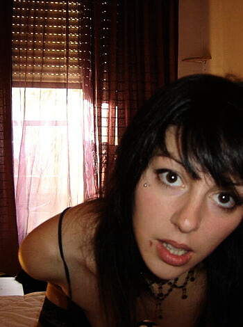 Horny Amateur Brunette Blows and got Fucked Vaginal and Anal - Photo 168