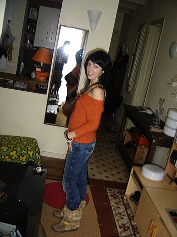 Horny Amateur Brunette Blows and got Fucked Vaginal and Anal - Photo 208