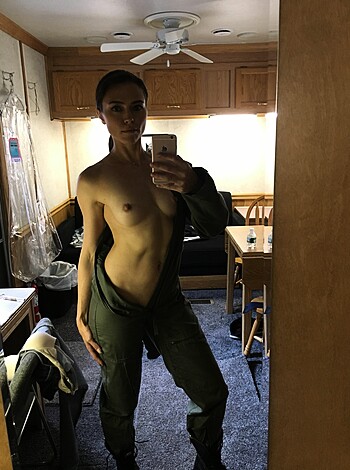 "Look at this picture of a stripper dressed like a fucking soldier, dude."