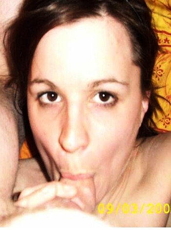 "This image shows a woman with her tits out giving head to some random dick-face, but you can't see his fucking mug."