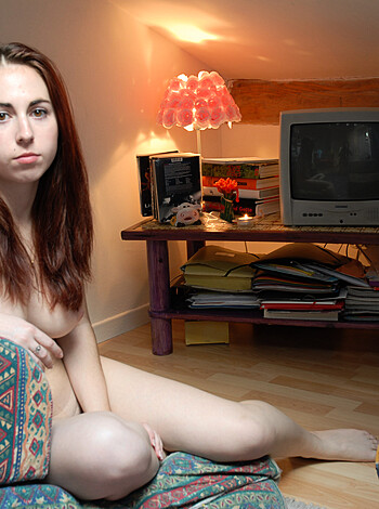 "Here's a pic of some chick laying nude on her fucking sofa."