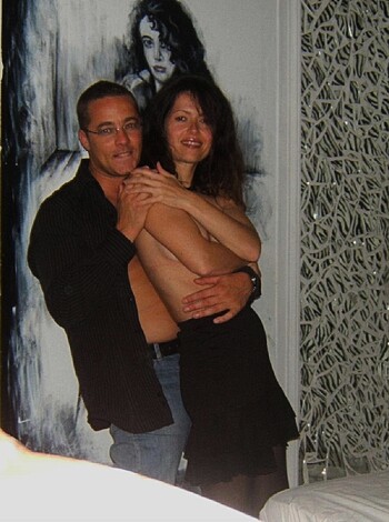 Here's two fuckin' naked bastards, gettin' their dicks out for some goddamn art.