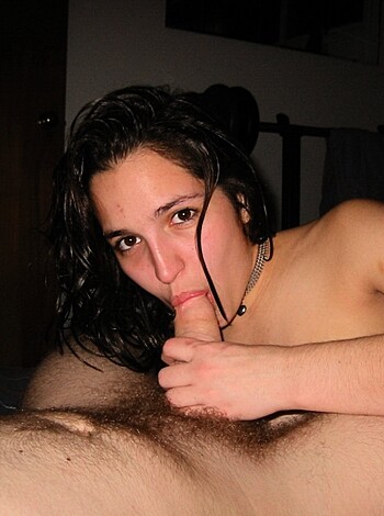 "Check out this photo of some hot babe going down on some lucky dude while smiling like a fucking Cheshire cat."