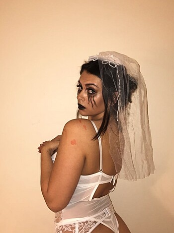 Fucking hot babe wearing panties and nipple tassels.
