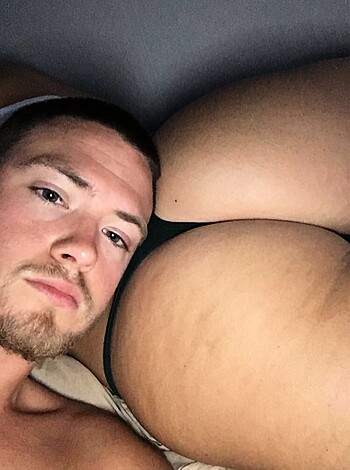 "Fuckin' nude chick sprawled on her back next to some dude, both of 'em titty-out."