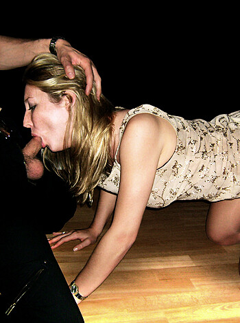 "Here's a fucking threesome where one chick's getting pounded from both ends while some other dude watches and jerks off with his cock in someone's mouth. Fucking nasty shit, bro."