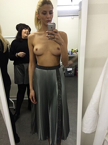 "Here's a pic of some bare ass chick."