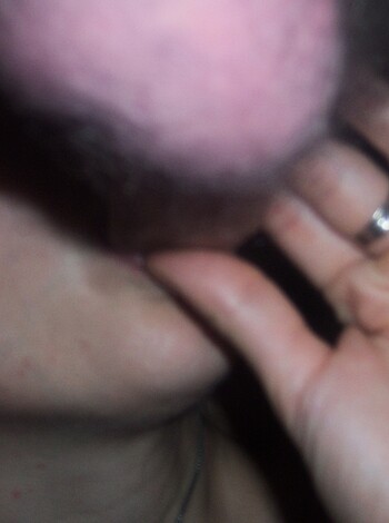 "Blowing smoke up your face in tight focus."