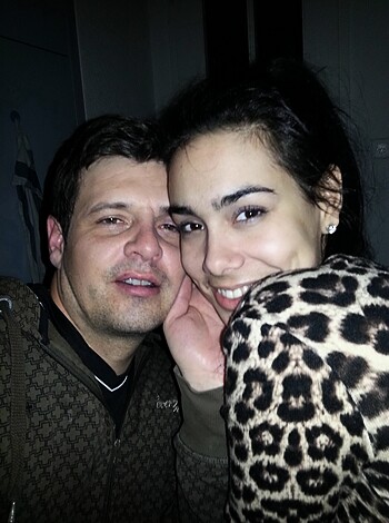 "Two horny individuals snapping a sexy selfie."