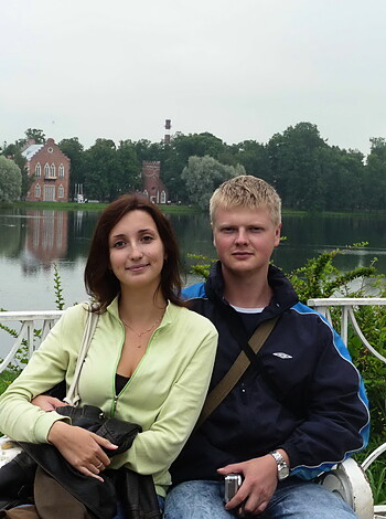 "Two horny ass bitches sittin' on a bench by the river smilin' at each other like they want to fuck."