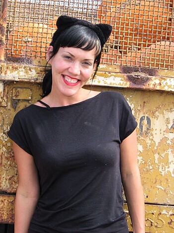 "Fucking hot babe with black cat ears."