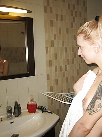 Slim and Sexy Amateur Shower Babe - Photo 40